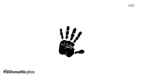 Download 428+ baby handprint silhouette Crafts